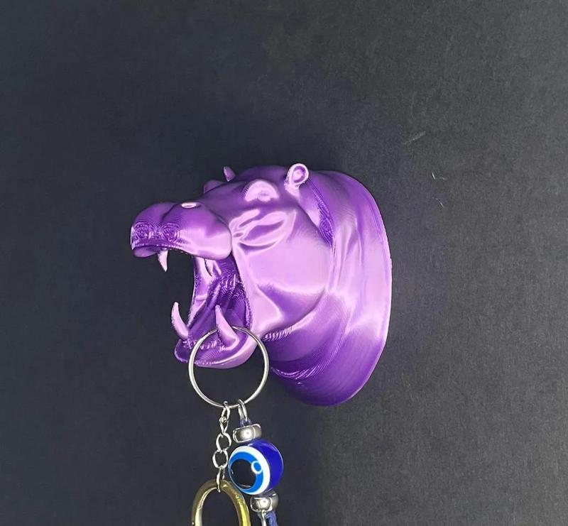 Hippo-hippo wall mounted decoration key holder organizer   