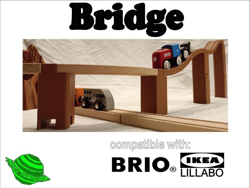 Toy Train Bridge Parts