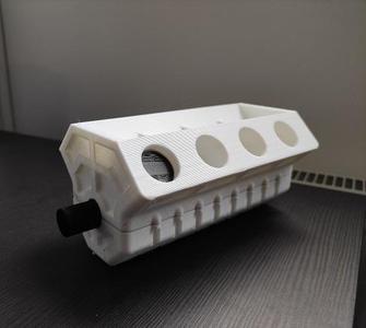 V8 Flat Plane Engine working model
