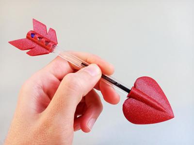 Cupid's Arrow BIC Pen Cap