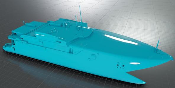 feribot boat model