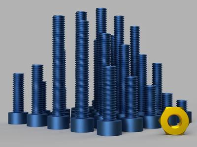 M3 Round Screws (Hex head) and nut  2mm-27mm   