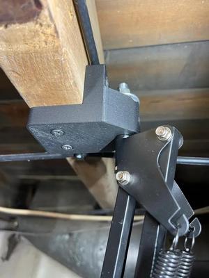 Rafter mount for microphone boom   