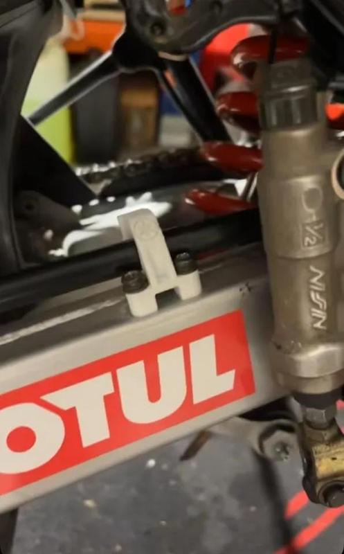 Yamaha DT 125 Brake Line Clamp (Rear)   