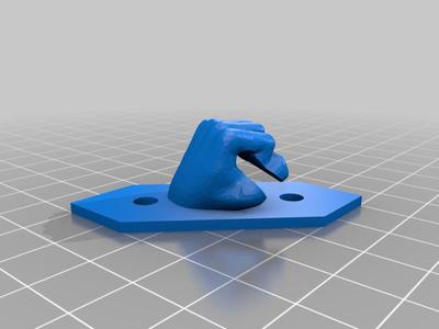 USB Cable Holder Fist for Geeetech A10 Extruded Frame