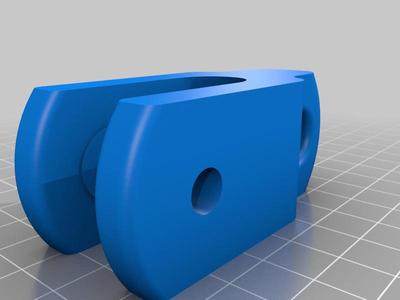 Pully for roller skate bearings (supportless)