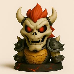 Bowser Skull Bust