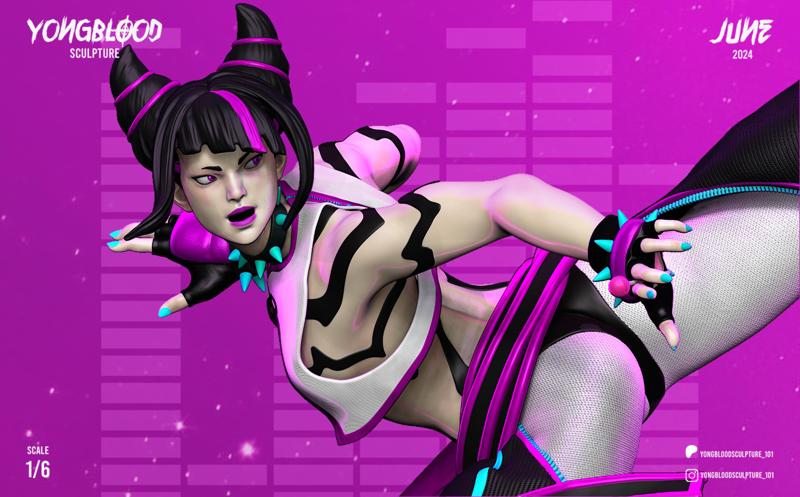 Juri SF6 STL - Yongblood Sculpture