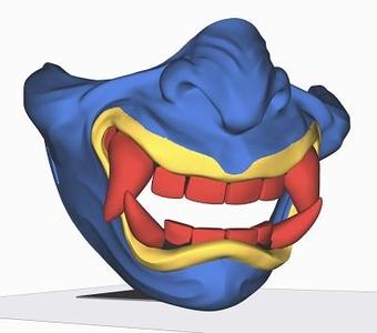 Four Colour Samurai Mask for Palette 2