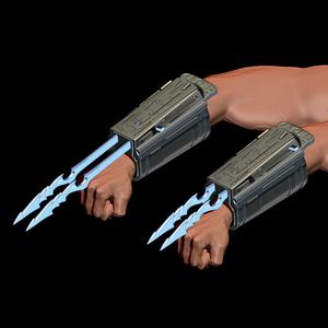 Predator Gauntlet Forearm Right, removable blades, scale 1;1 File STL-OBJ for 3D printer
