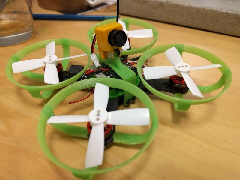 Tiny brushless fpv pack (Prop protector, fc support, cam support) for q85 or other