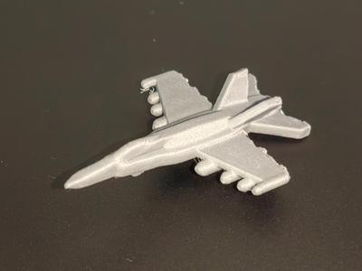 F18 fighter jet - Miniature