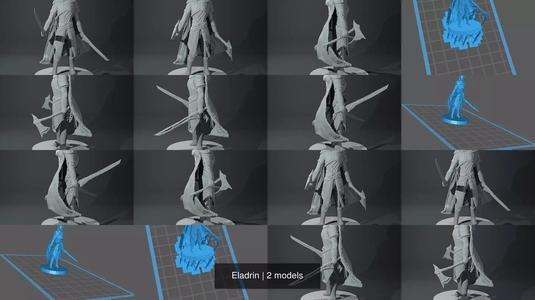 Eladrin 3D Model Collection