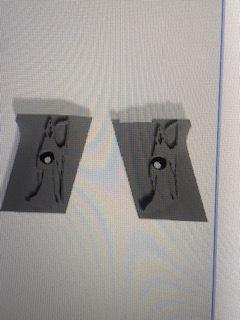 Raven mp-25 cal pistol grips "Grim Reaper"