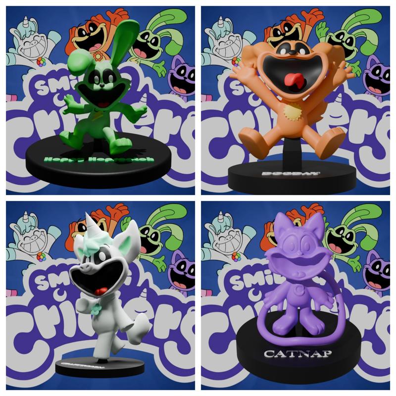 SMILING CRITTERS (4)