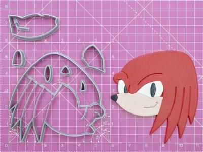 Sonic Knuckles Multipiece Fondant Cookie Cutter Set Multiple Sizes