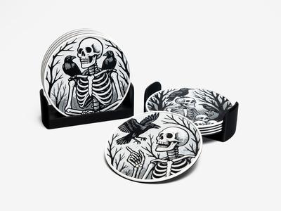 Raven Watcher Coasters