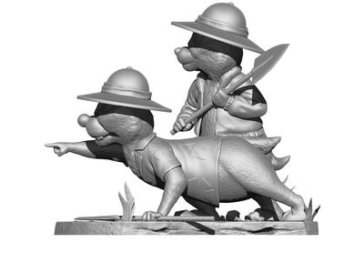 Chip and Dale: Rescue Rangers.STL. 3D printable