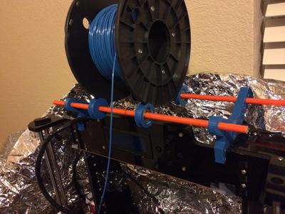 roller for ulightme filament spool holder