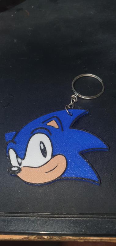 Sonic Multicolor Keychain