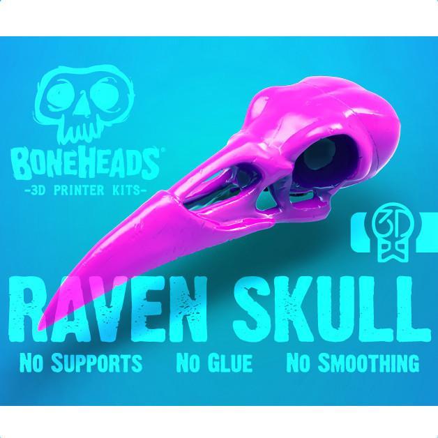 Boneheads: Raven - Skull Kit - PROMO - 3DKitbash.com