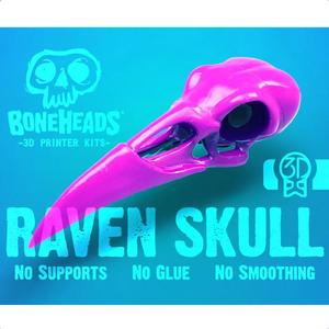 Boneheads: Raven - Skull Kit - PROMO - 3DKitbash.com