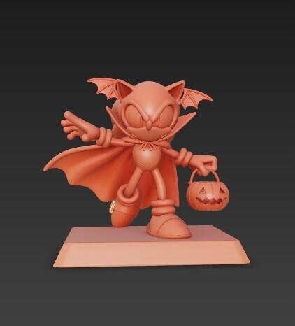 sonic halloween figurine