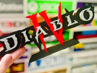 Diablo IV Display Logo Stand