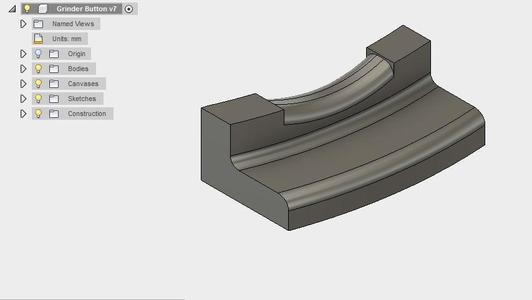 Ambiano Coffee / Spice Grinder Button