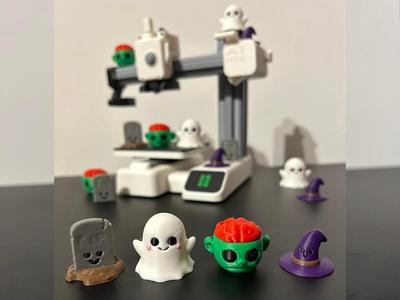 Mini Halloween creatures - Keychain/Decoration