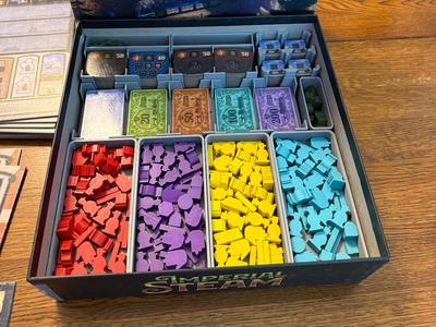 Imperial Steam Board Game Insert