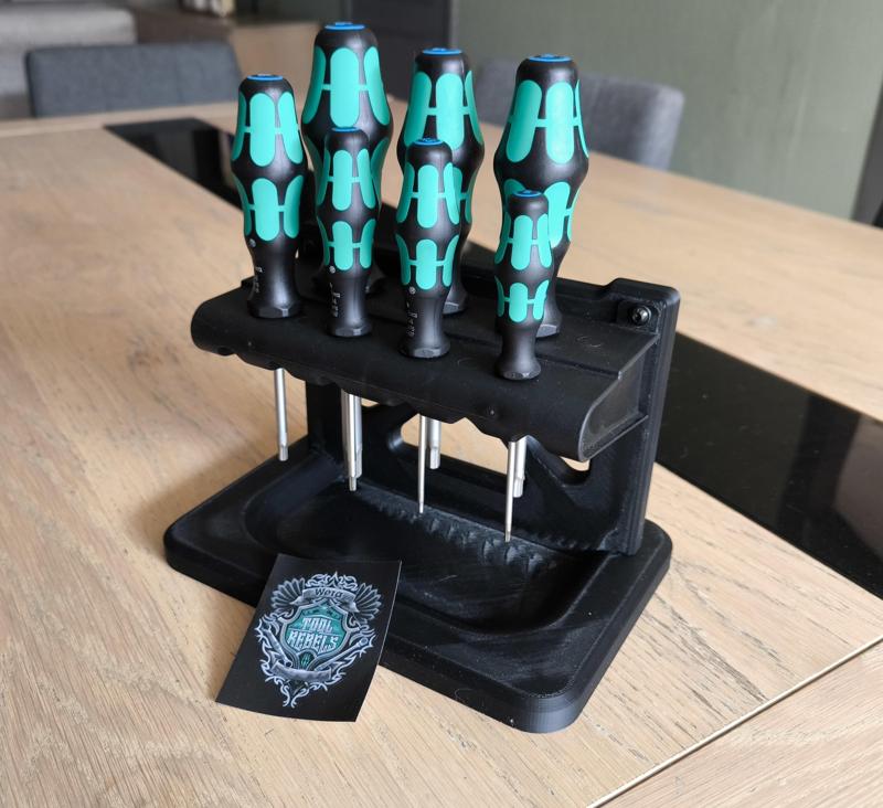Wera screwdriver rack desk stand