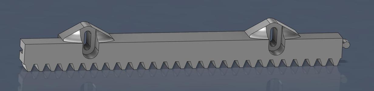 Somfy gate rack