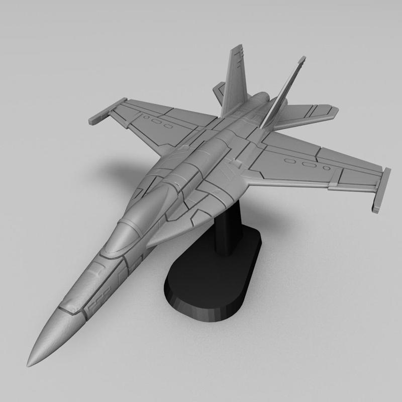 F-18 Super Hornet Scale 1:144 Printable Stl Files