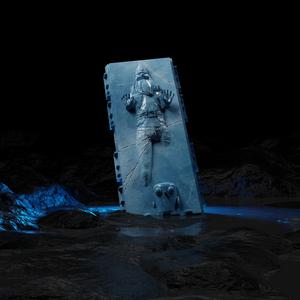 Ice King in Carbonice - Adventure Time x Star Wars mashup