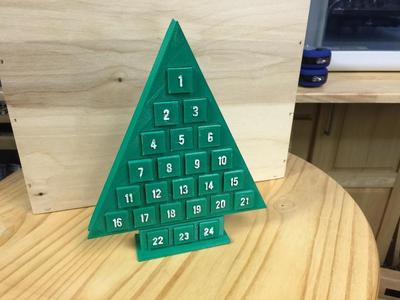 Advent Christmas Tree Calendar