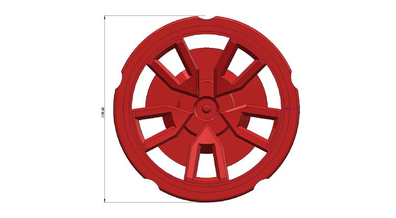 Toy car wheel