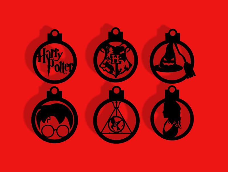 CHRISTMAS SPHERES(HARRY POTTER)