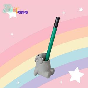 hippo Pen Holder - brush holder - makeup holder