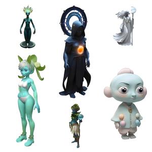Mystical Beings Character Set