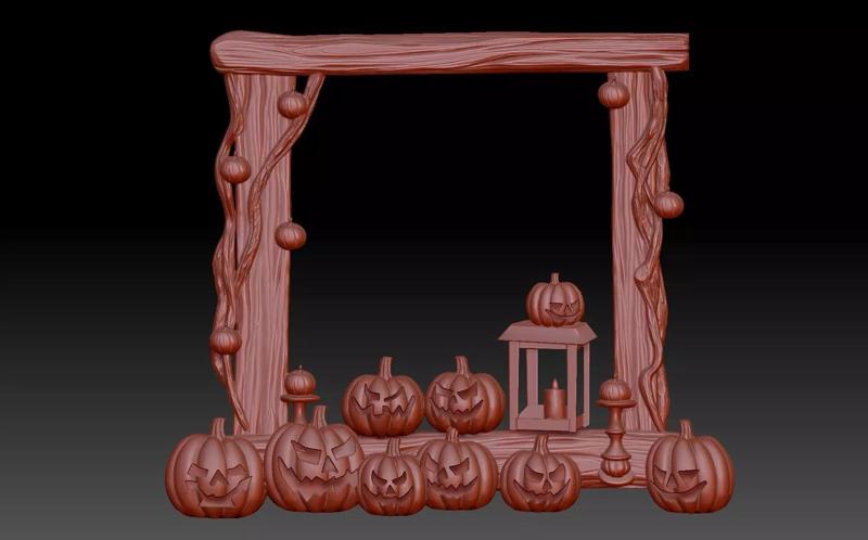 Halloween frame