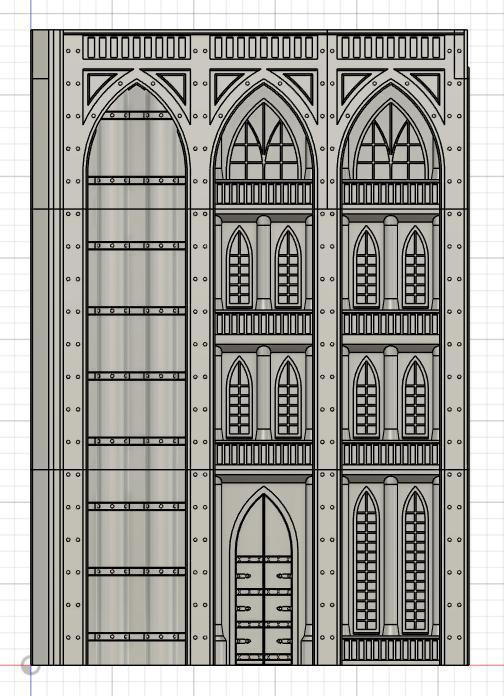 Gothic Style Huge Large Building BDG001