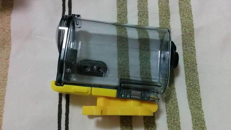 GoPro quick release mount with angle for Sony Action Cam Waterproof case (SPK - AS2)