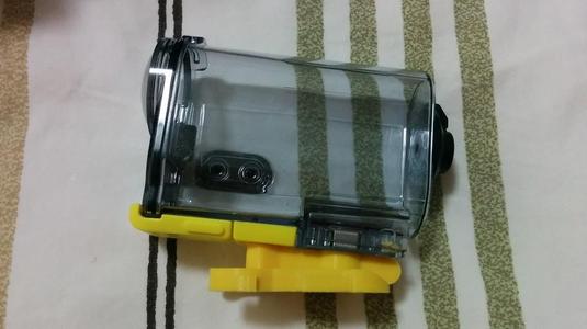 GoPro quick release mount with angle for Sony Action Cam Waterproof case (SPK - AS2)