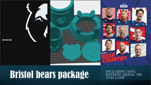 bristol bears rugby team pack