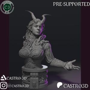 Alfira The Bard of Elturel - Baldurs Gate 3 Bust Collection 3D print model