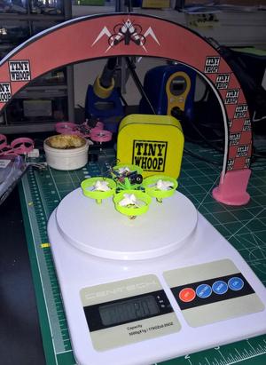 Camera/VTX mount for Tiny Whoop w/ Mullet-mod