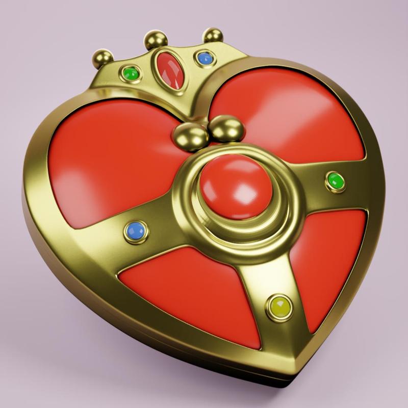 Sailor Moon Cosmic Heart Compact Brooch
