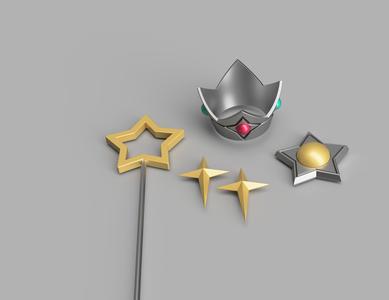 Rosalina's Crown, Wand and Accessories