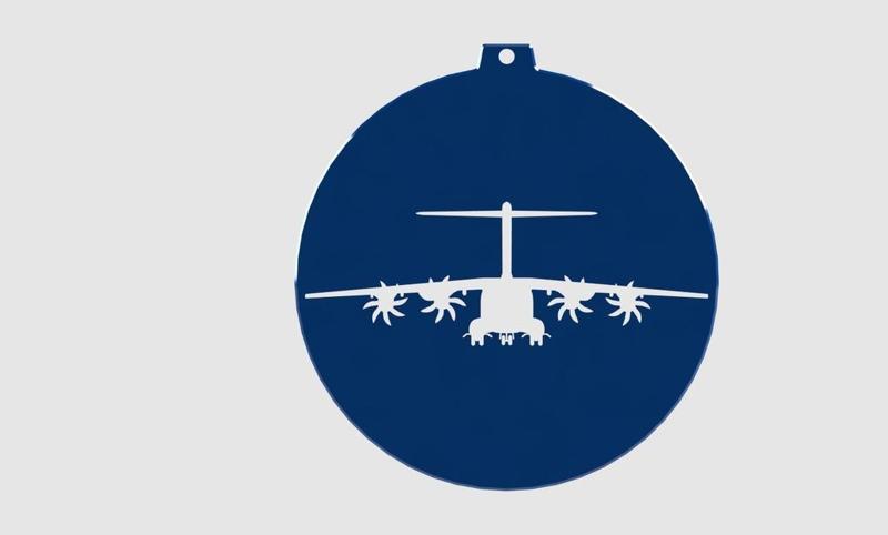Airbus Aircraft Coffee Stencils or Christmas Ornaments